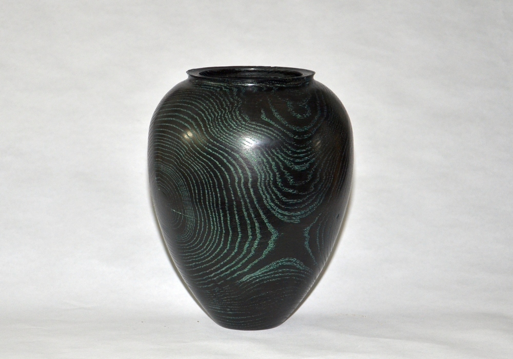 Waxed Oak Vase